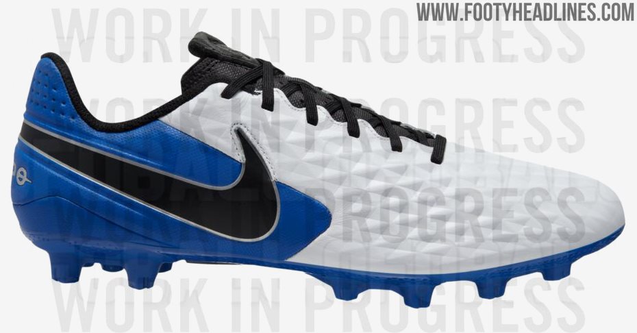 Nike tiempo legend blue and white best sale